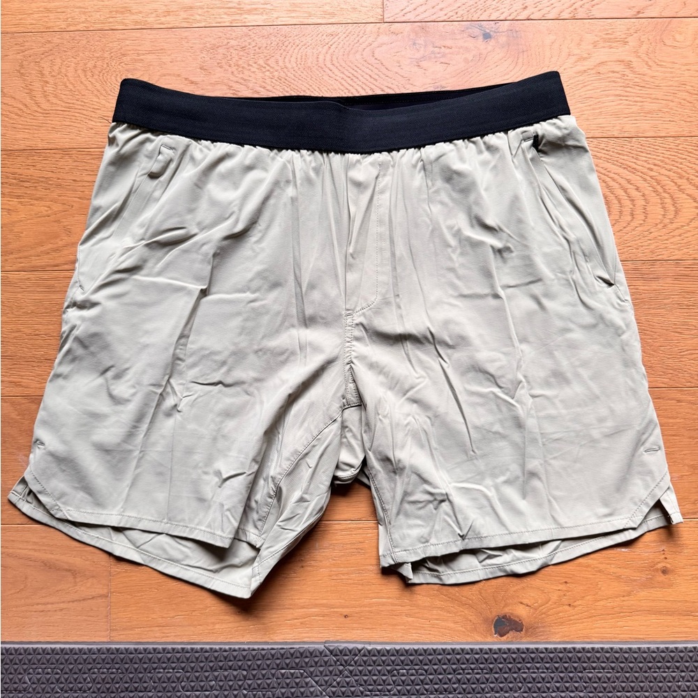 Ten Thousand Men's Athletic Shorts in Ghillie Grey and Black- worn once